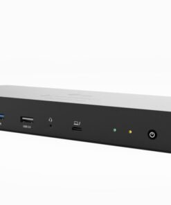 Alternative view of I-TEC Thunderbolt 4 Intelligent Dual Display DS 1x TB4 2x DP 1x GLAN 1x USB-C Gen2 3x USB-A Gen2 1x USB 2.0 1x Audio/Mic PD 90W KL