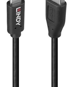 LINDY 0.5m USB 3.2 Type A to C Cable 10Gbps GRS