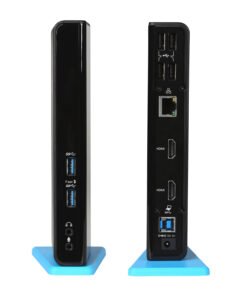 Alternative view of I-TEC USB 3.0/USB-C Dual HDMI Docking Station 2xHDMI 1xGLAN 2xUSB 3.0 4xUSB 2.0 1xAudio 1xMic