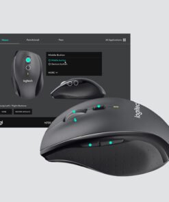 LOGITECH Marathon M705 Mouse right-handed laser wireless 2.4 GHz USB wireless receiver – Image 4