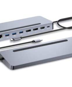 I-TEC USB-C Metal Ergonomic 4K 3x Display Docking Station with PD 100 W