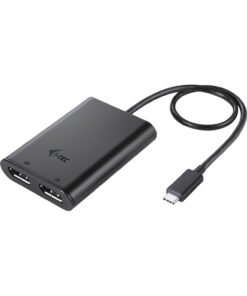 I-TEC USB-C Dual 4K/60Hz single 8K/30Hz DP Video Adapter 2x DP Port