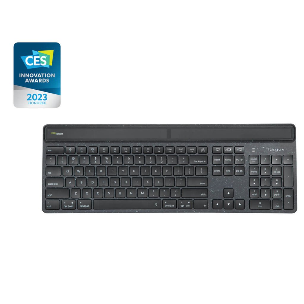 TARGUS EcoSmart Energy Harvesting Antimicrobial Bluetooth Keyboard (FR) – Image 2