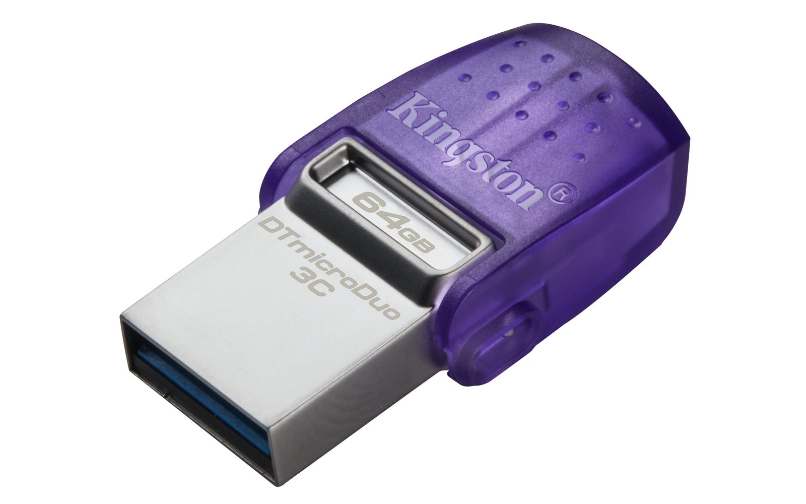 KINGSTON 64Go DataTraveler microDuo 3C 200MB/s dual USB-A + USB-C