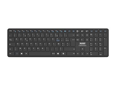 PORT DESIGNS Rechargeable Bluetooth Keyboard Ultra Slim and Elegant Design Rechargeable Battery 10meters Bluetooth range Compatible