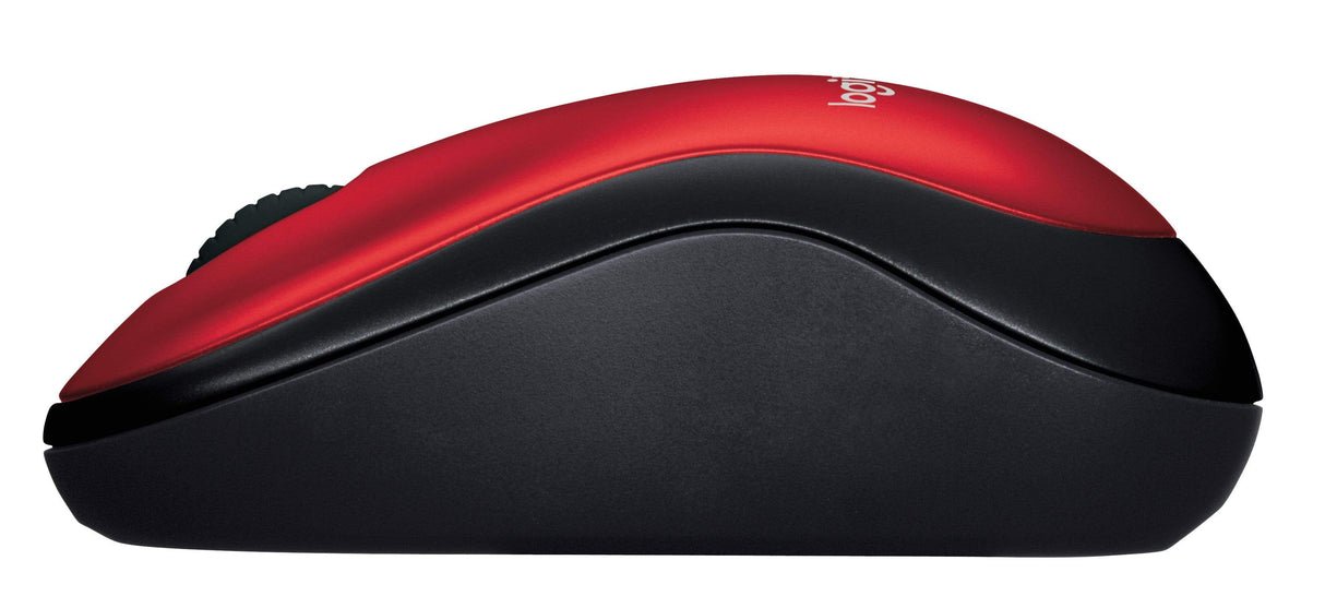 LOGITECH M185 Mouse optical wireless 2.4 GHz USB wireless receiver red – Image 2