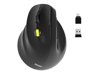 PORT DESIGNS Mouse Ergonomic Rechargeable Bluetooth Left Hand