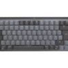 LOGITECH MX Mechanical Mini Minimalist Wireless Illuminated Keyboard - GRAPHITE - (FR) - 2.4GHZ/BT - N/A - CENTRAL - TACTILE
