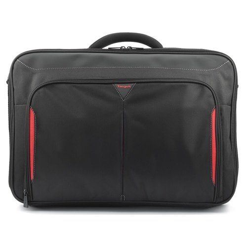TARGUS sacoche Classic 17-18p Clamshell noire et rouge – Image 2