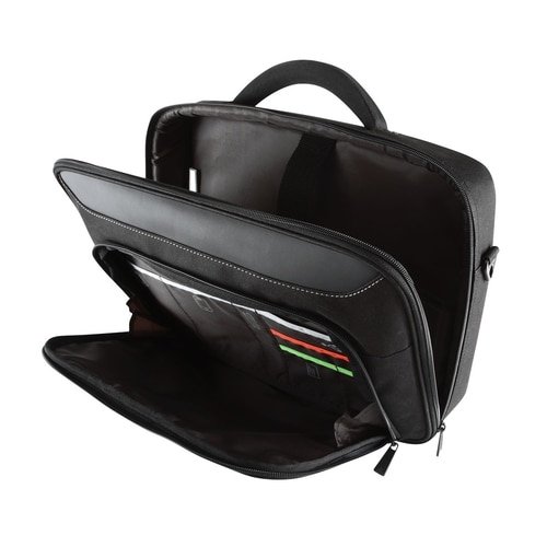TARGUS sacoche Classic 17-18p Clamshell noire et rouge – Image 3
