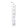 PHILIPS Rallonge multiprise avec interrupteur 6 prises 3m Blanc