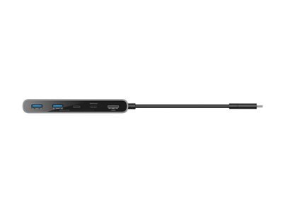 BELKIN Connect 7-in-1 USB-C Hub with Dual USB-C Ports - Silver