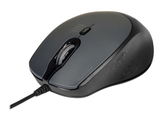 PORT DESIGNS Mouse Office Pro Silent Wired - Black