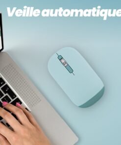 T'NB TNB COLOR - Souris sans fil double mode de connexion - bleu – Image 5