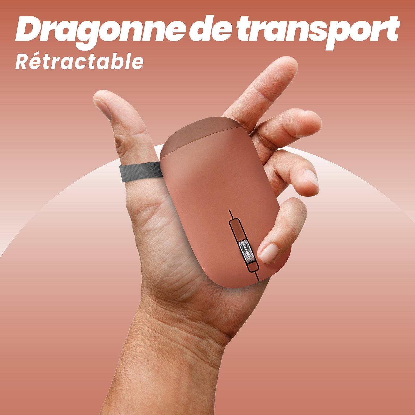 T'NB TNB COLOR - Souris sans fil double mode de connexion - rouge – Image 5