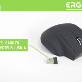 T'NB TNB ERGO Line Ergonomic Wireless Mouse Optimized Design For Comfortable Use