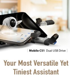 SILICON POWER COMPUTER & COMMUNICAT SILICON POWER Pendrive C51 128Go USB-A USB-C 120Mo/s Silver – Image 5