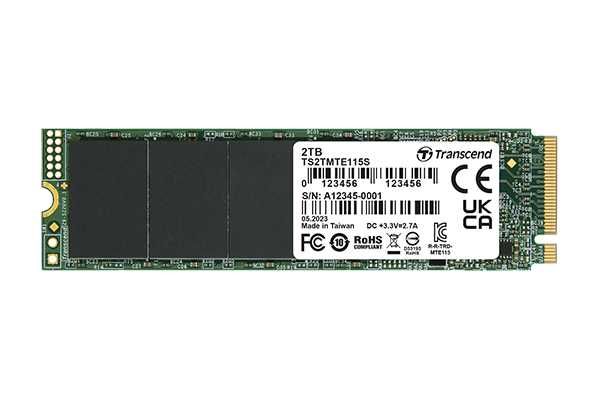 TRANSCEND 512Go M.2 2280PCIe Gen3x4 puce 3D TLC sans DRAM