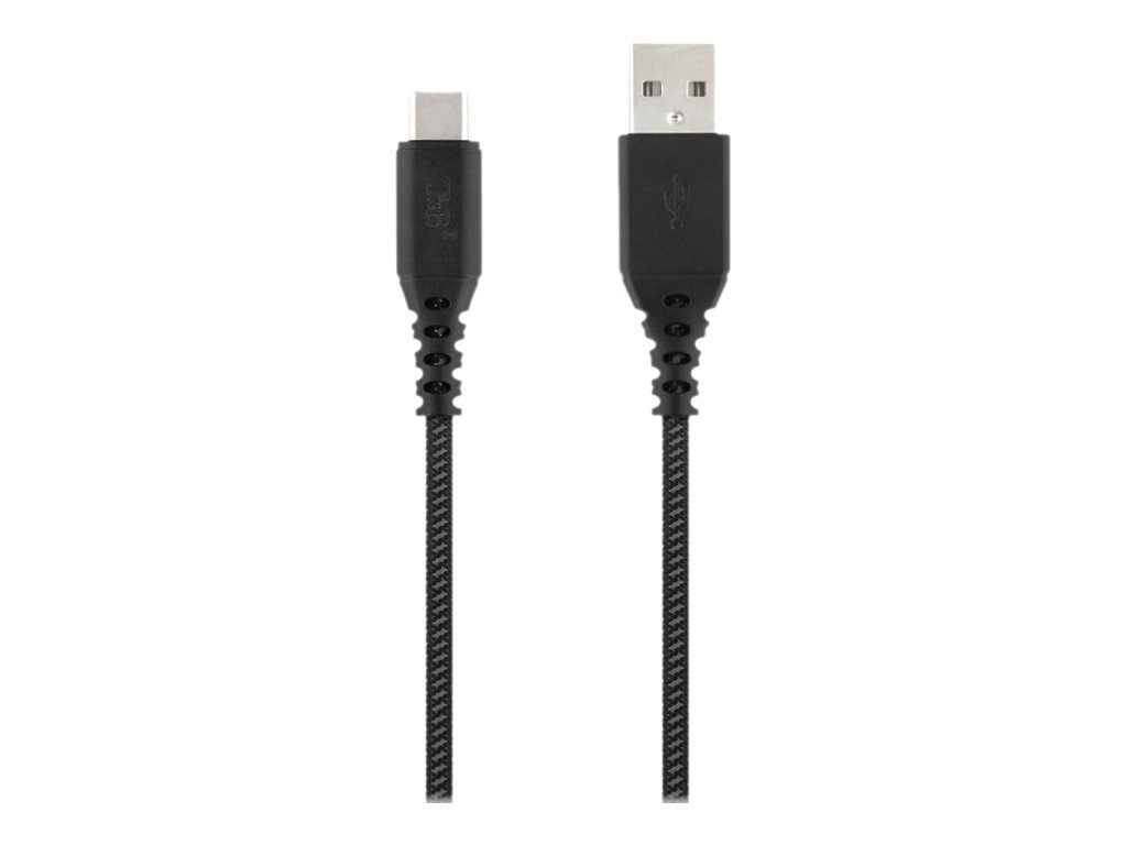 T'NB TNB XTREMWORK USB/USB-C 1.5m Cable Black/Grey