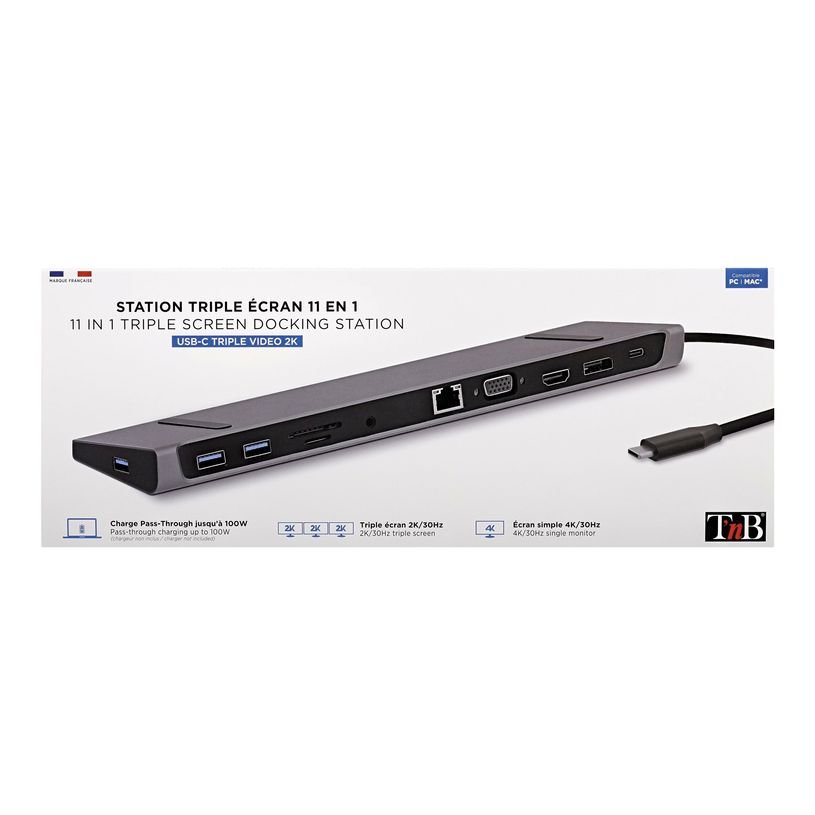 T'NB TNB 12in1 Triple Screen Docking Station – Image 2