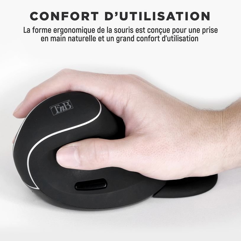 T'NB TNB ERGO Line Mini Ergonomic Wireless Mouse Vertical And Rechargeable Design Designed For Optimal Use – Image 4