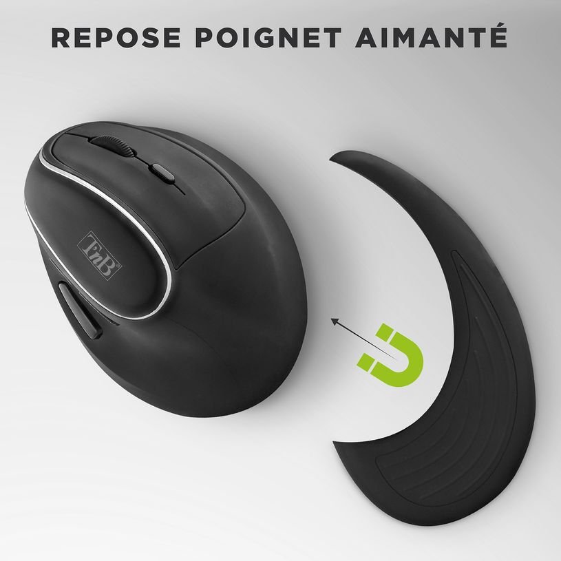 T'NB TNB ERGO Line Mini Ergonomic Wireless Mouse Vertical And Rechargeable Design Designed For Optimal Use – Image 3