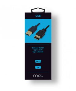 MCL-SAMAR MCL Cable USB 2.0 type A / A male - 5m Noir