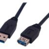 MCL-SAMAR MCL Rallonge USB 2.0 type A male / femelle noir