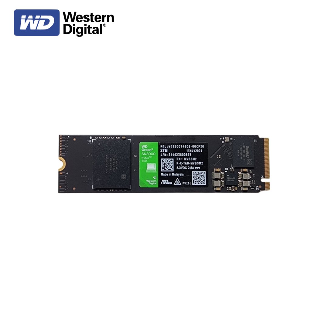 WD Green SN3000 NVMe SSD 2To M.2 2280 POWERED BY SANDISK