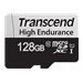TRANSCEND 128Go UHS-I U3A1 microSD avec adaptateur SD pour smartphone / tablette