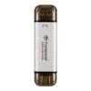 TRANSCEND ESD310S 2To External SSD USB 10Gbps Type C/A Silver