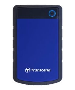 TRANSCEND 4To Disque dur externe 2.5p - Anti-choc Bleu