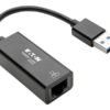 EATON TRIPPLITE USB 3.0 to Gigabit Ethernet NIC Network Adapter 10/100/1000Mbps Black