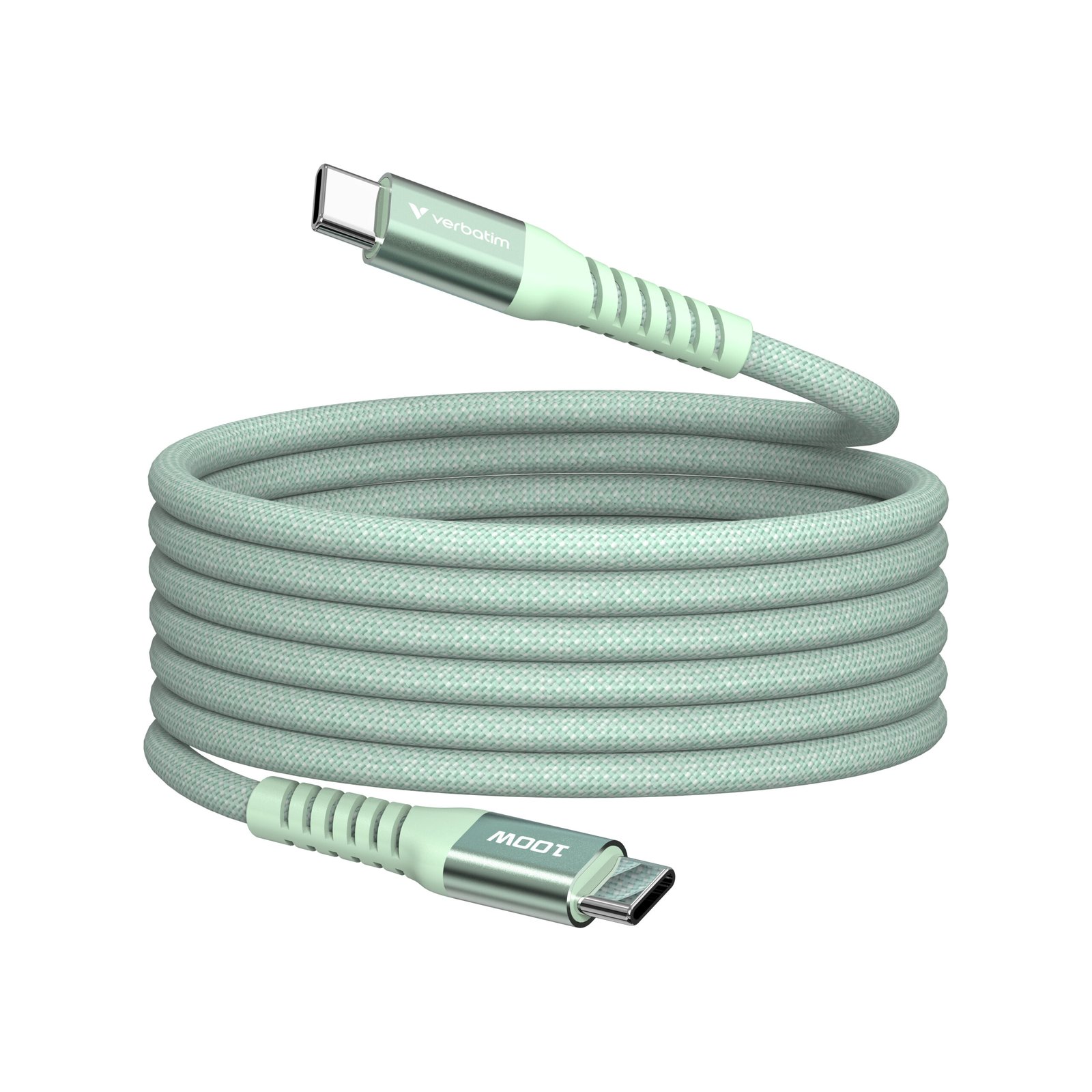VERBATIM SYNC & CHARGE USB C TO USB C 100W MAGNETIC 120 CM - GREEN WCF (P)