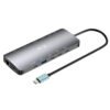 I-TEC USB-C Metal Nano Dock 2x HDMI 1x USB-C Video 1x GLAN 1x Audio/Mic 1xSD/microSD 1x USB 3.2 3x USB-C 3.2 Gen2 2x USB 2.0 PD140W