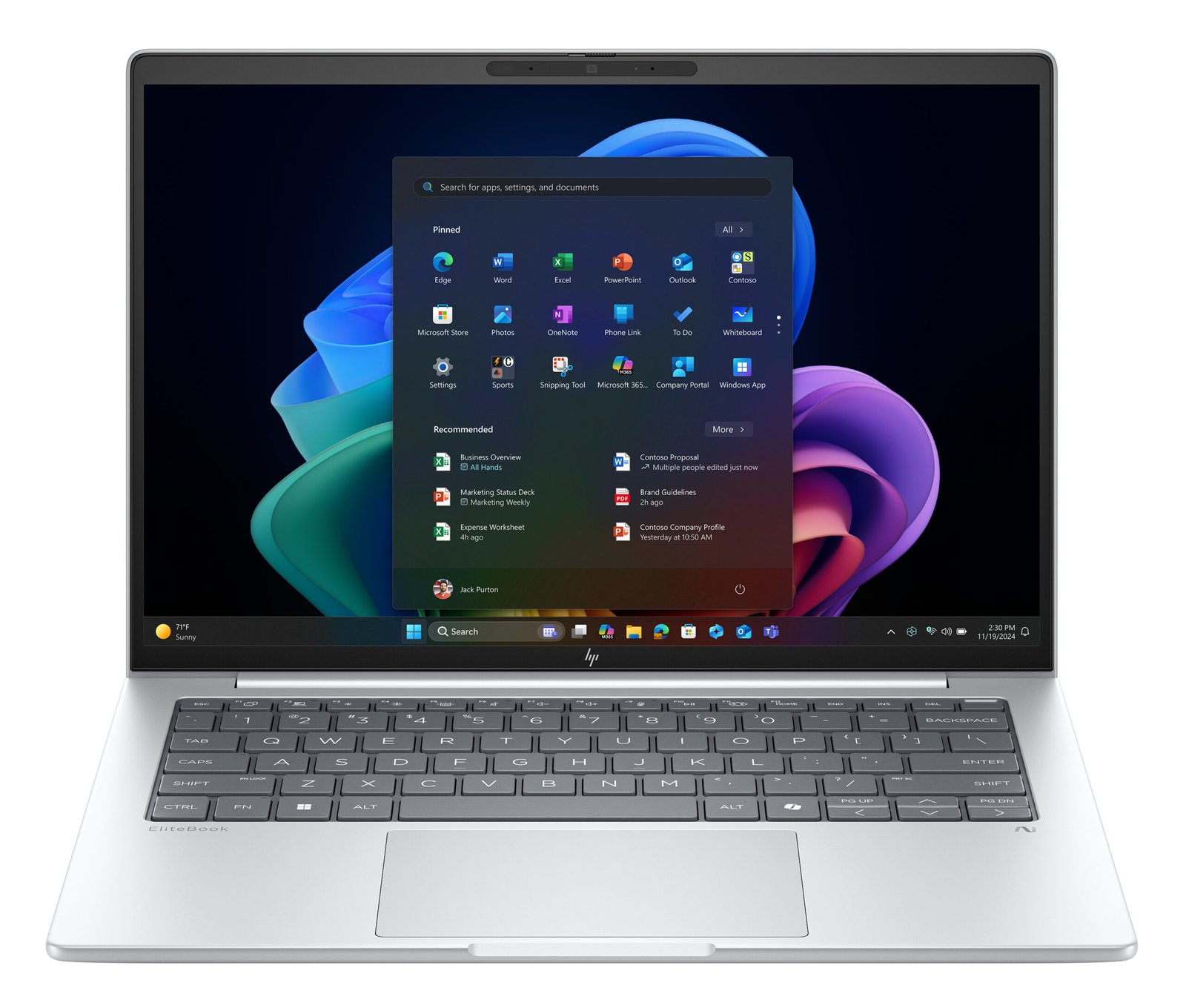 HP INC. HP EliteBook 8 G1a IA Nouvelle génération AMD Ryzen AI 7 350 14p WUXGA 32Go 1To SSD UMA W11P Copilot + PC 3/3/0