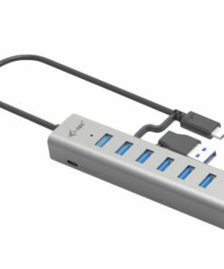 Alternative view of I-TEC USB-C Charging Metal HUB 7 Port without power adapter
