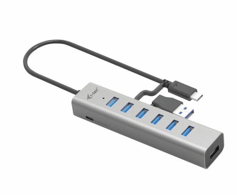 I-TEC USB-C Charging Metal HUB 7 Port without power adapter – Image 2