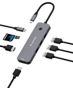 VERBATIM USB-C PRO MULTIPORT HUB 8 PORT CMH-08 WCF (P)