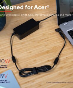 Alternative view of TRUST Alimentation universelle MAXO 90W pour ordinateur portable ACER