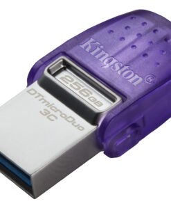 KINGSTON 256Go DataTraveler microDuo 3C 200MB/s dual USB-A + USB-C