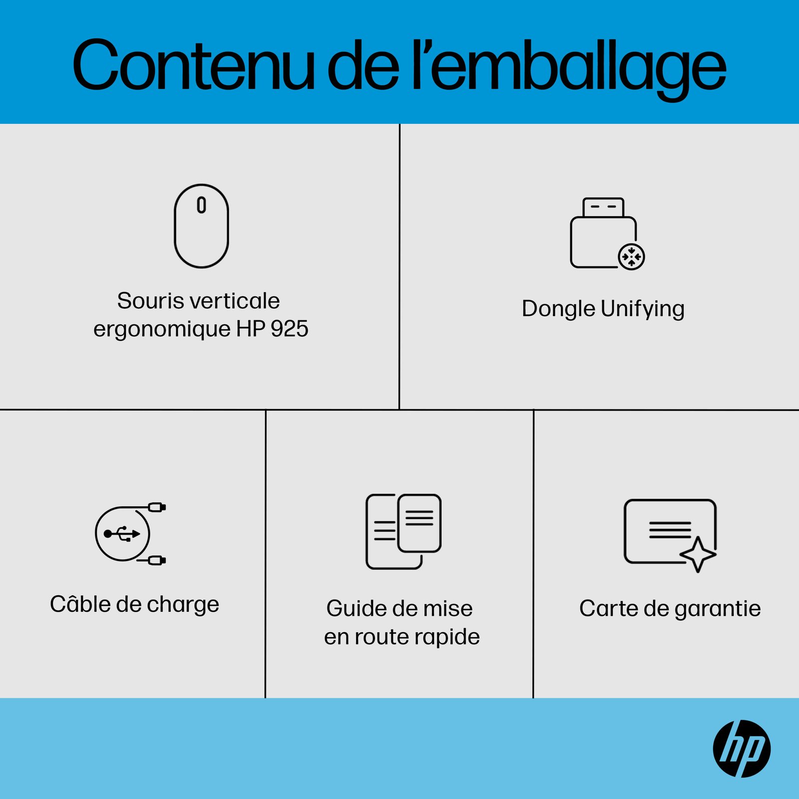 HP INC. HP 925 Ergonomic Vertical Wireless Mouse – Image 2
