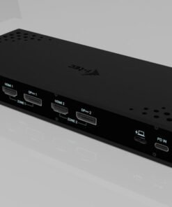 Alternative view of I-TEC Universal Dual 4K Display Docking Station PD 85W + USB-C Charger 100W