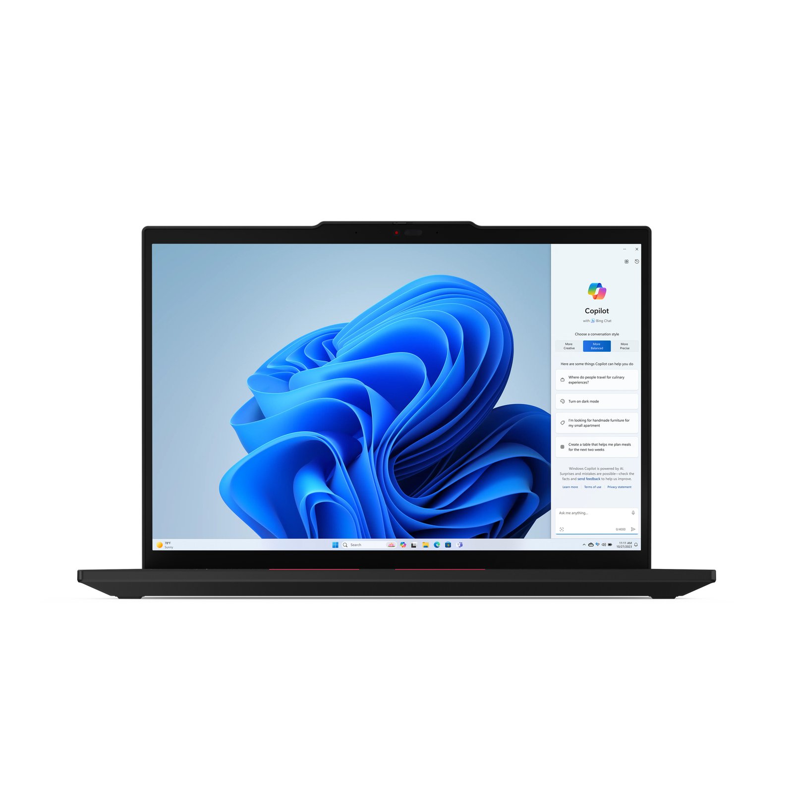 LENOVO ThinkPad T14 G5 AMD Ryzen 5 Pro 8540U 14p WUXGA 8Go 256Go SSD M.2 UMA W11P 3YR Carryin – Image 2