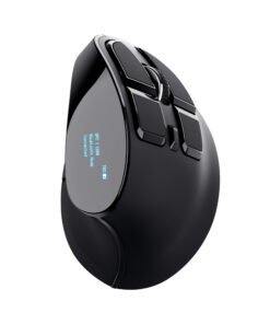 TRUST Souris sans fil ergonomique VOXX Rechargeable - Noire – Image 3