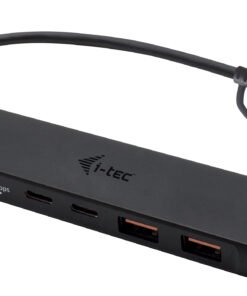 I-TEC USB-C Metal HUB 2xUSB 3.0 2xUSB-C 5Gbps without power adapter ideal for Notebook Ultrabook Tablet PC