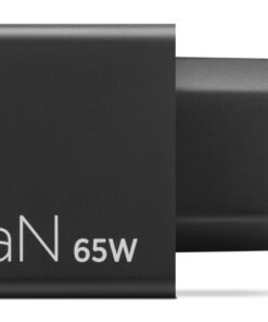 LENOVO Dual Power adapter GaN USB-C AC 100/240 V 65Watt output connectors: 2 black
