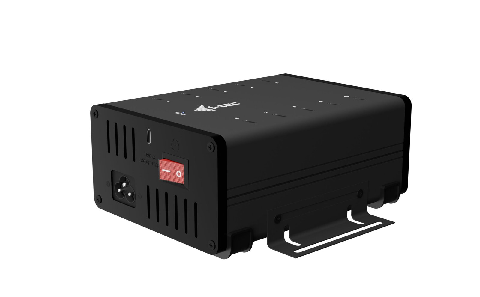 I-TEC USB-C/USB-A Metal Charging+Data HUB 15W per port 10x USB-C integrated power adapter 180W