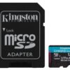 KINGSTON 128Go microSDXC Canvas Go Plus Gen4 200Mo/s A2 U3 V30 Card + Adapter