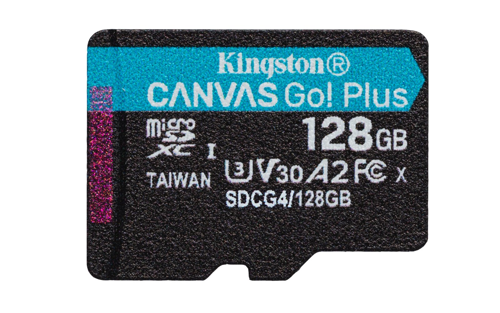 KINGSTON 128Go microSDXC Canvas Go Plus Gen4 200Mo/s A2 U3 V30 Card + Adapter – Image 2